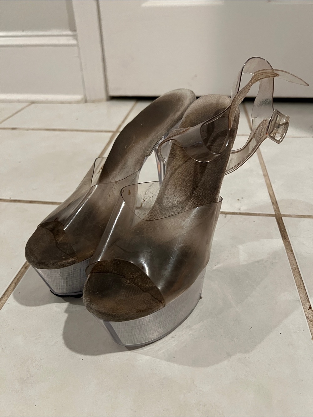Club heels worn pleasers